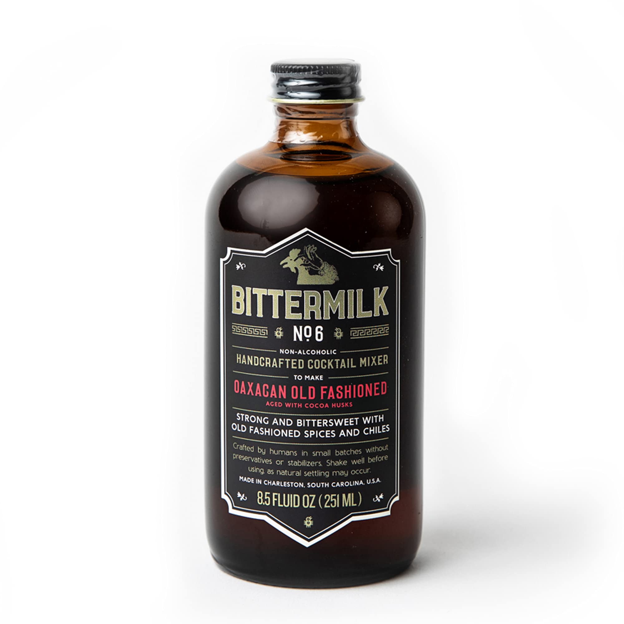Premium Bittermilk Cocktail Mixer Variety Gift Pack - 6 Bottles Set (No.1-6) - Bourbon Whiskey Mixers for Men & Home Bartenders - Create 100+ Classic Cocktails - Perfect for Parties, Gifts & Home Bars