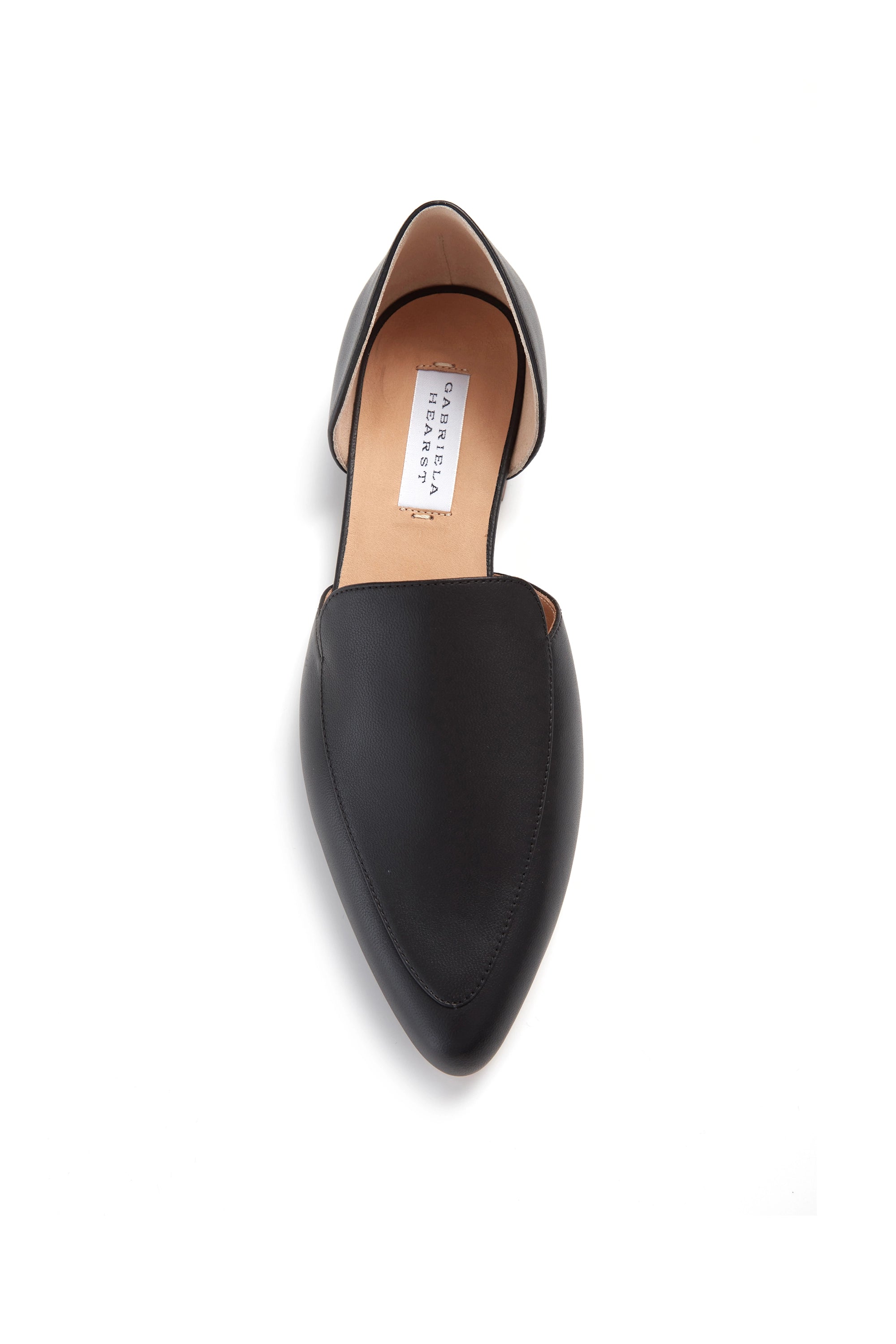 Jax Flat Shoes for Women - Black Nappa Leather Comfortable Slip-On Loafers | Perfect for Office, Travel & Casual Wear