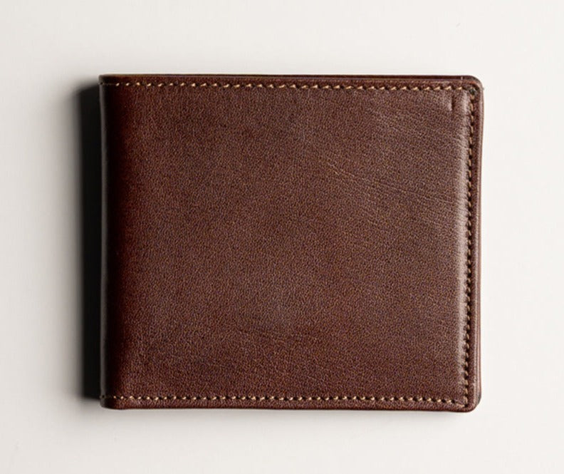 Como Italian Bifold Wallet for Men - Genuine Leather Slim RFID Blocking Credit Card Holder - Perfect for Everyday Use, Travel & Business