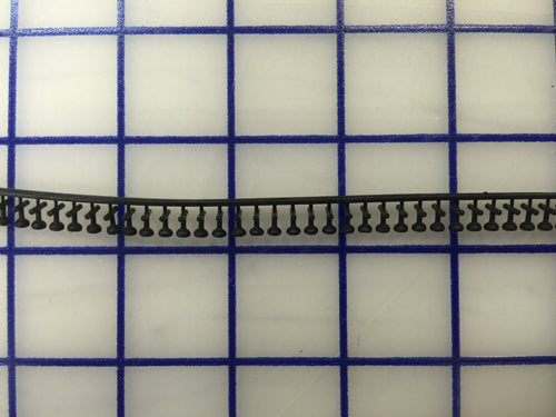 Buttoneer 3/8 Inch Black Button Tacks - Fast & Secure Fabric Fasteners for Clothing, DIY Crafts & Upholstery Projects