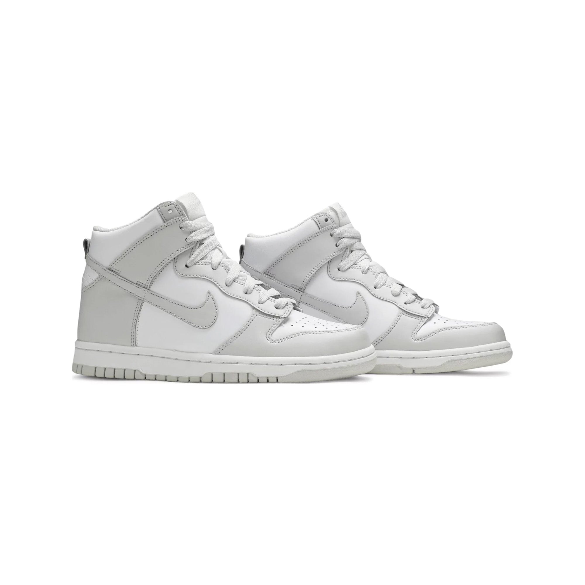 Nike Dunk High 'Vast Grey' GS Sneakers - Women's Retro Basketball Shoes for Casual Wear & Street Style Fashion