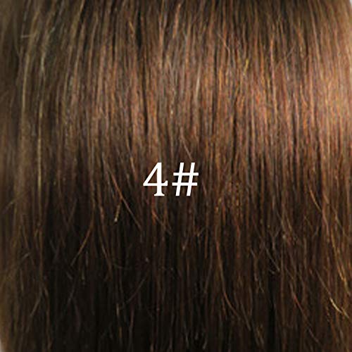 Brazilian Virgin Human Hair Extensions 20 Inch Wet and Wavy Curly Bulk Hair 100g (Color #4) - Perfect for Braiding, Weaving, and Natural Hairstyles