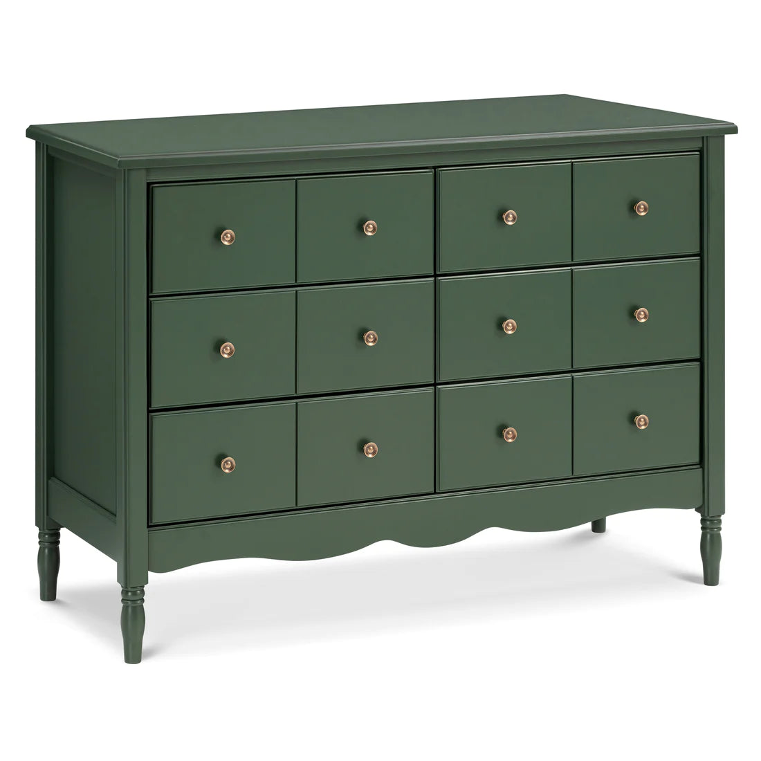 Liberty 6 Drawer Assembled Dresser - Modern Wooden Chest of Drawers for Bedroom Storage | Perfect for Organizing Clothes, Linens & Accessories in Home, Dorm or Nursery