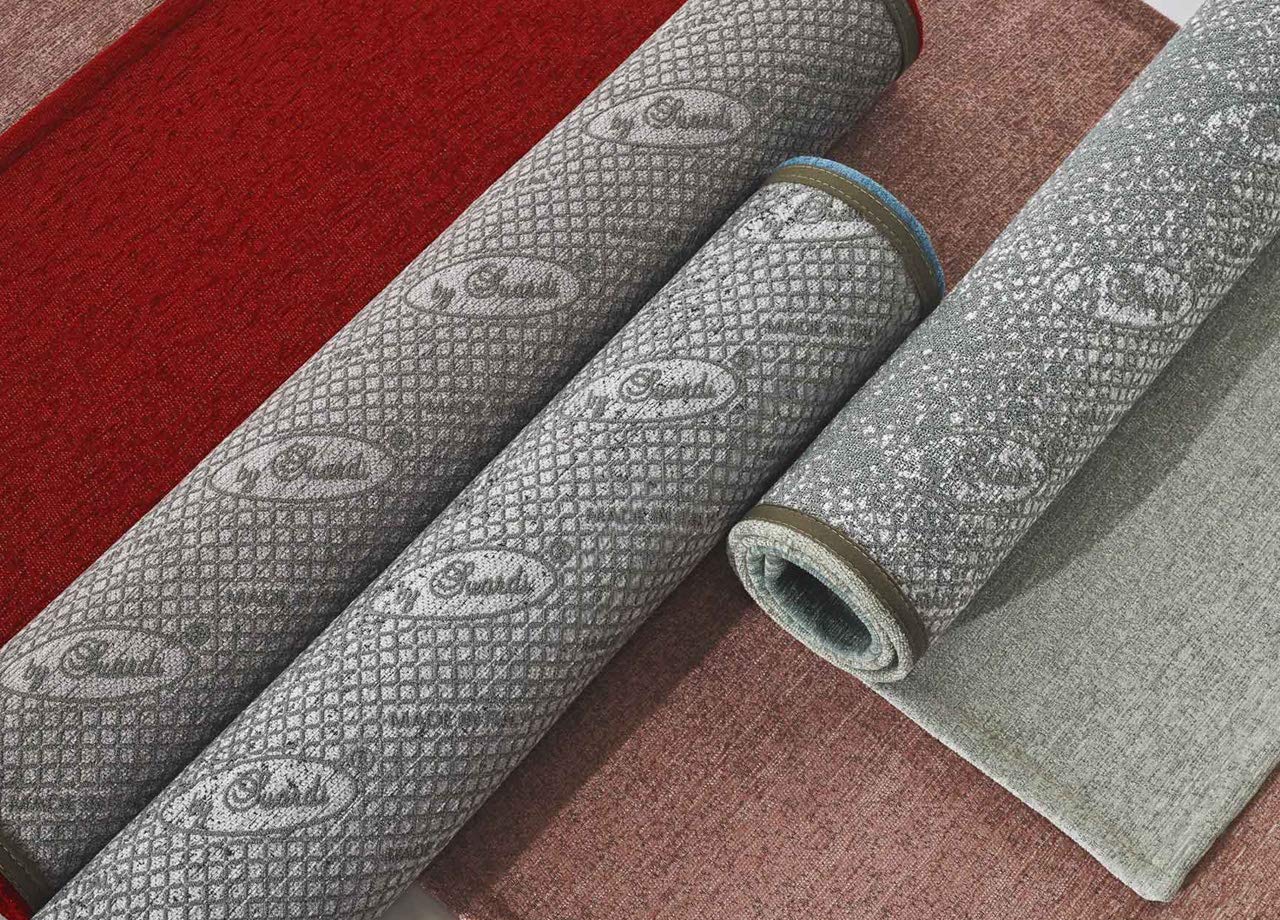 Biancheriaweb - Non-Slip Velvet Rug for Bedroom and Living Room, Giove Acqua de Suardi Design - Perfect for Home Decor, Cozy Floor Covering, and Enhancing Interior Style