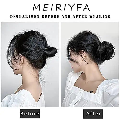 Large Claw Clip Hair Bun Extension - Seamless Hair Accessory for Ponytails & Updos - Perfect for Women, Girls, Everyday & Special Occasions