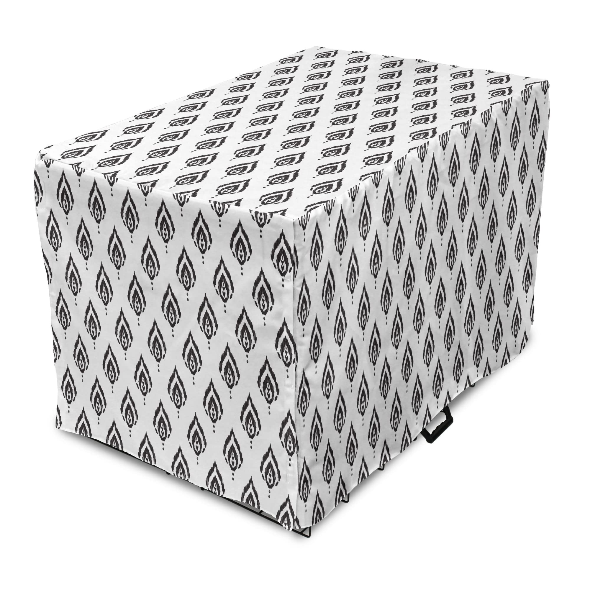 Lunarable Multicolor Dog Crate Cover - Waterproof, Breathable Pet Kennel Cover for Indoor/Outdoor Use - Perfect for Home, Travel & Vet Visits