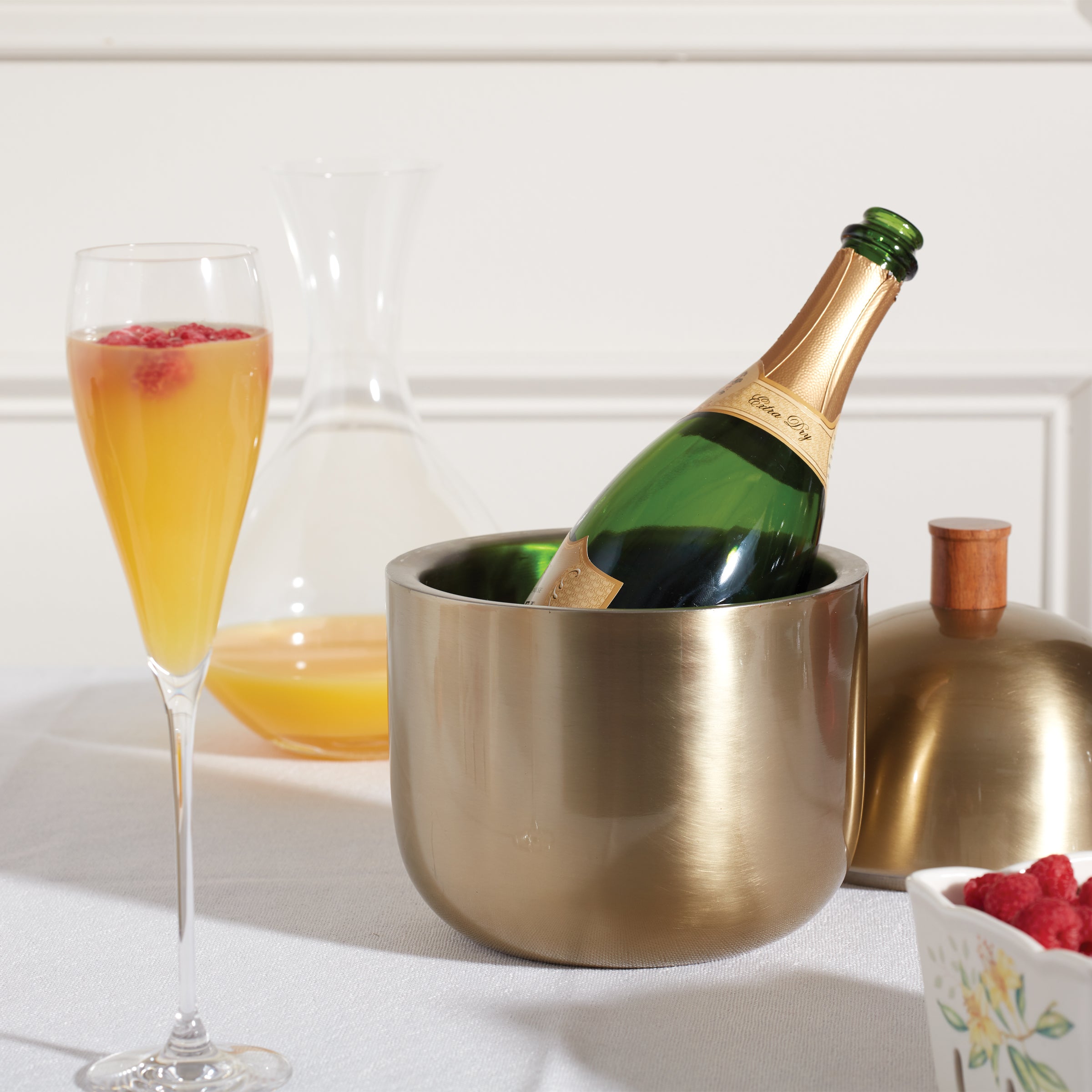 Premium Brushed Gold Cocktail Bar Tool Set - 12-Piece Mixology Kit for Home Bartending, Parties & Gifts | Stainless Steel Shaker, Jigger, Strainer & More