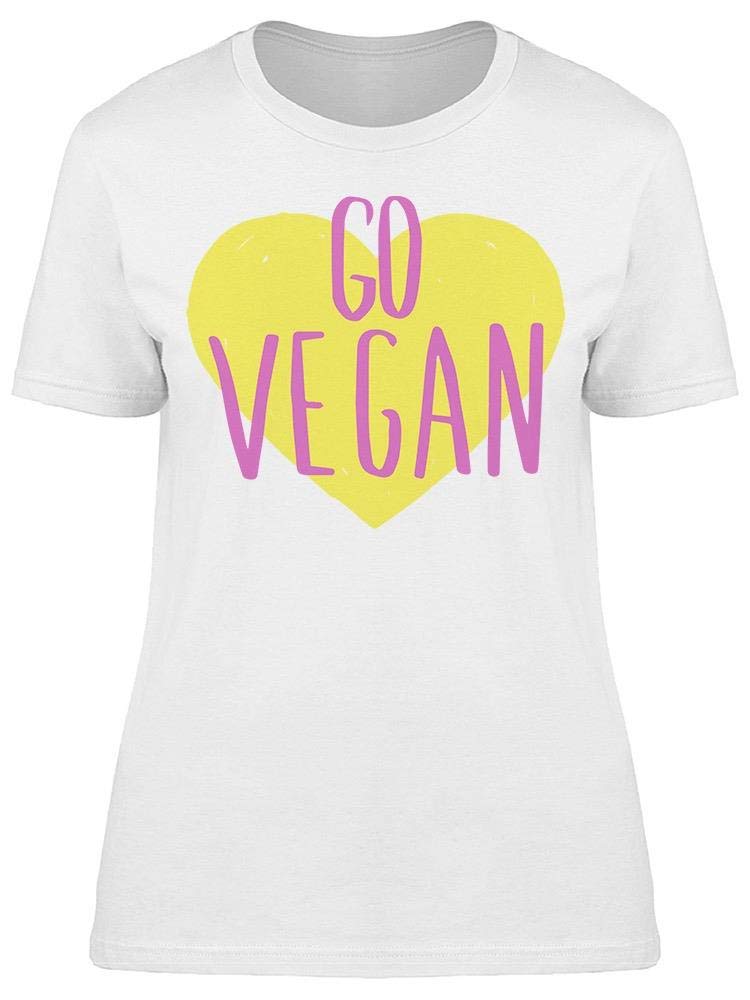 Vegan Text Tee for Women - Soft Cotton Ethical T-Shirt - Perfect for Casual Wear, Workouts & Eco-Friendly Fashion