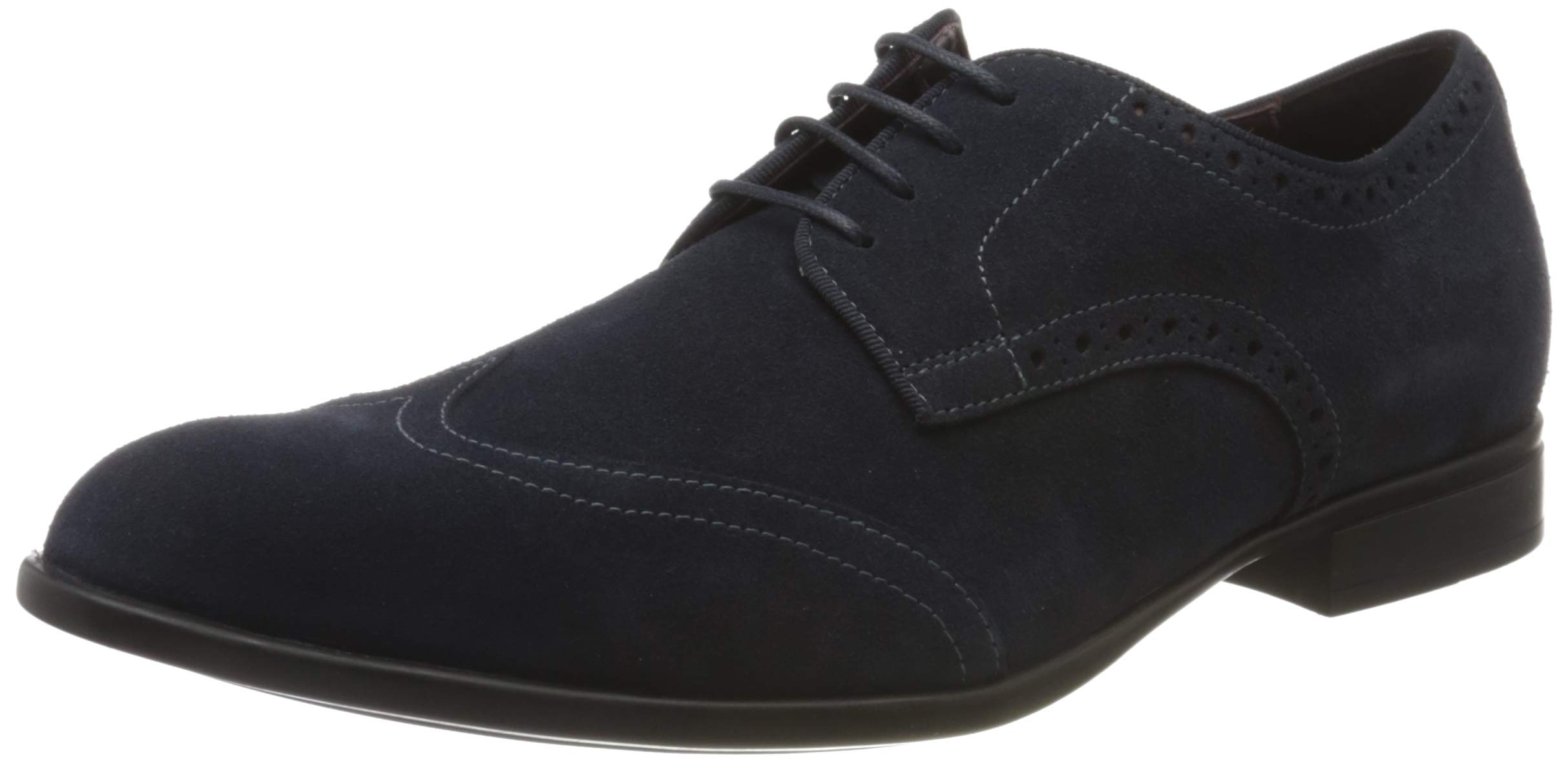 Geox Men's Iacopo Derby Lace Up Shoes - Classic Formal & Business Casual Dress Shoes for Office, Wedding & Special Occasions
