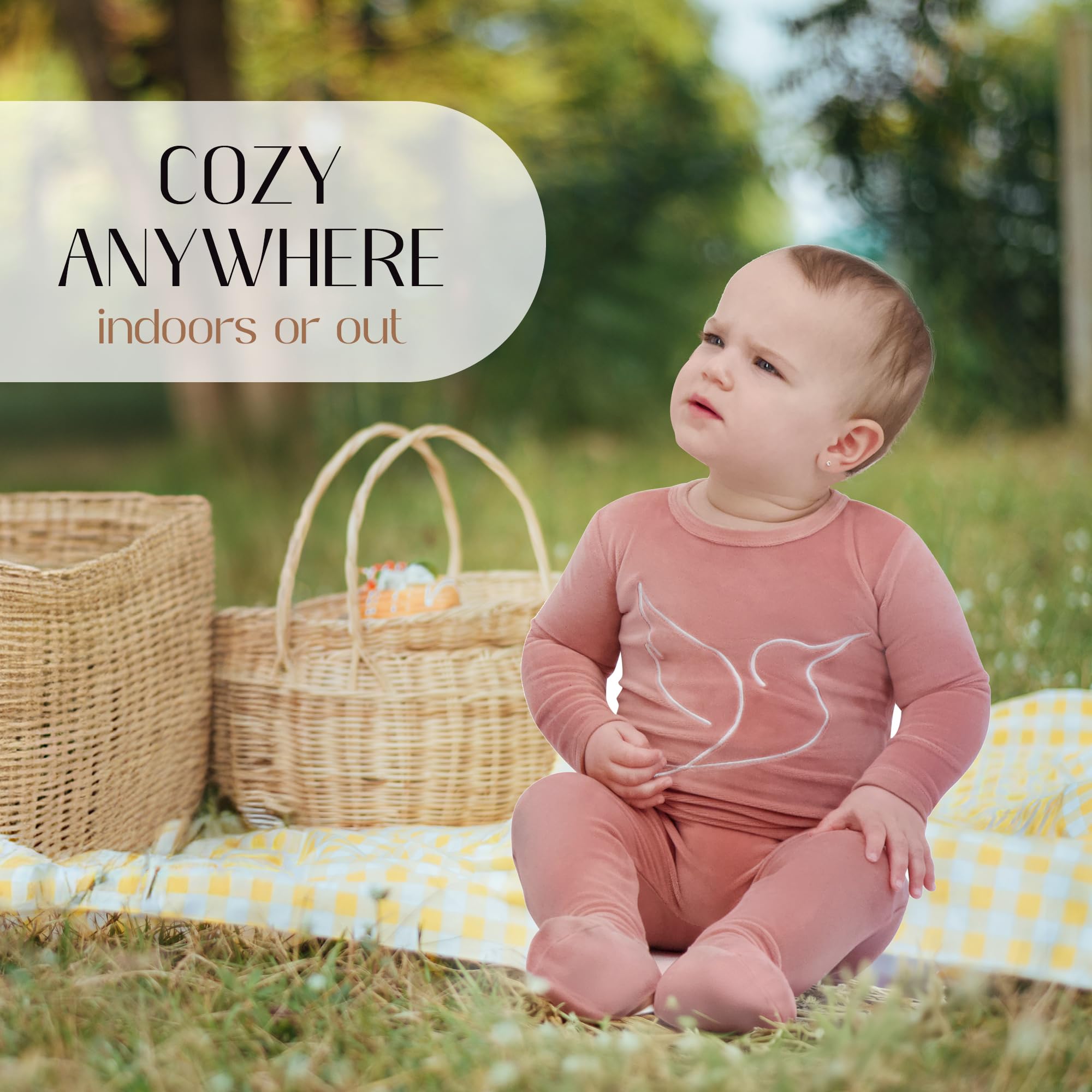 Baby Pajamas for Boys & Girls - Soft Cotton Footie Sleepers with Non-Slip Grips | Cozy One-Piece Onesie for Newborns & Toddlers - Perfect for Bedtime, Playtime & Winter Snuggles