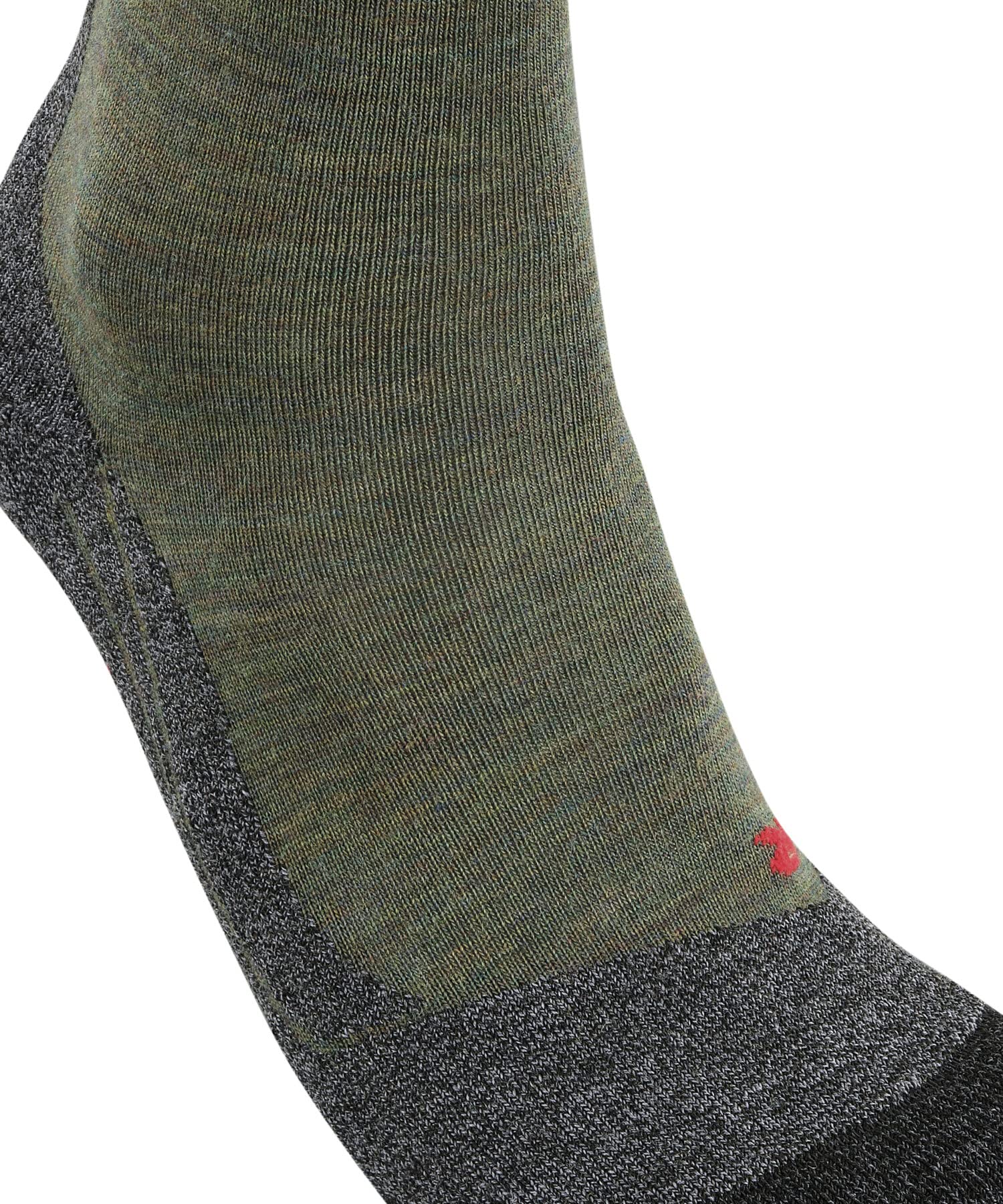 FALKE Men's Trekking 2 Melange Hiking Socks - Ivy Green for Outdoor Adventures & Mountain Climbing