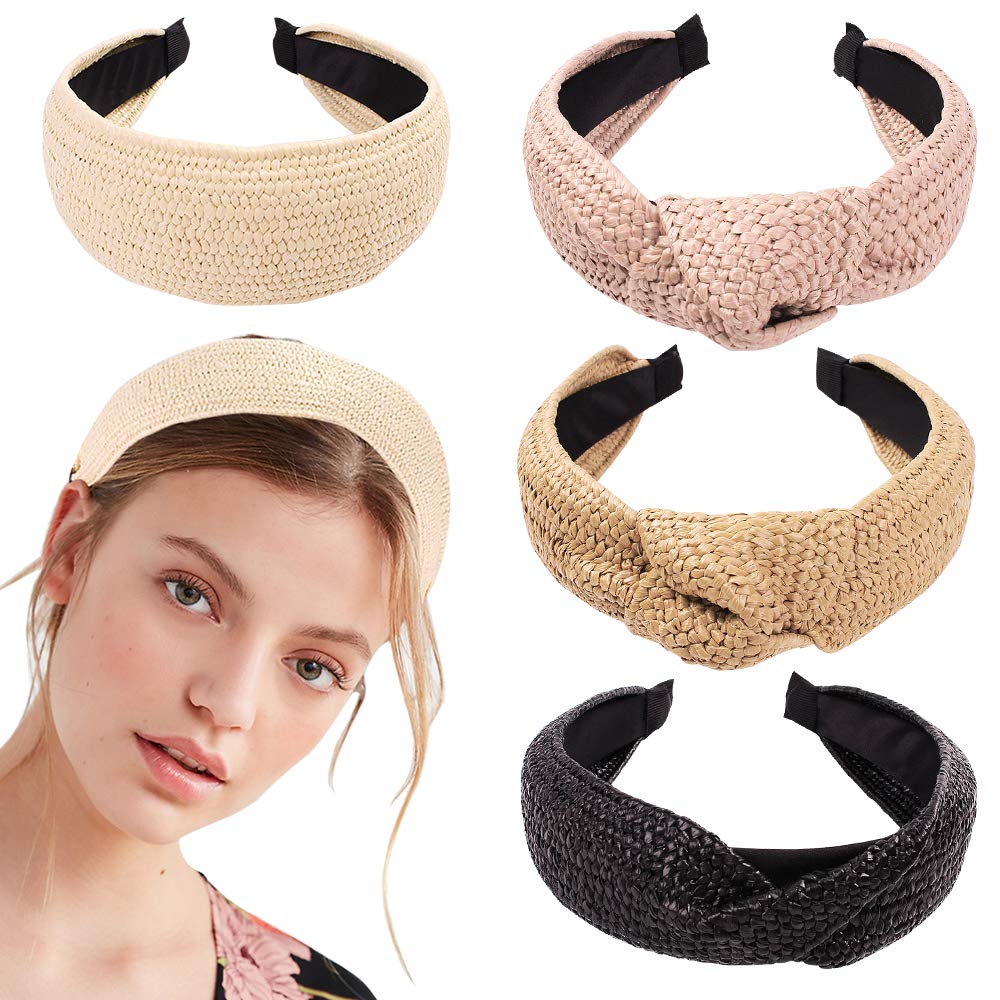 Sunshine and Style: A Day at the Beach with Our Knotted Straw Headbands