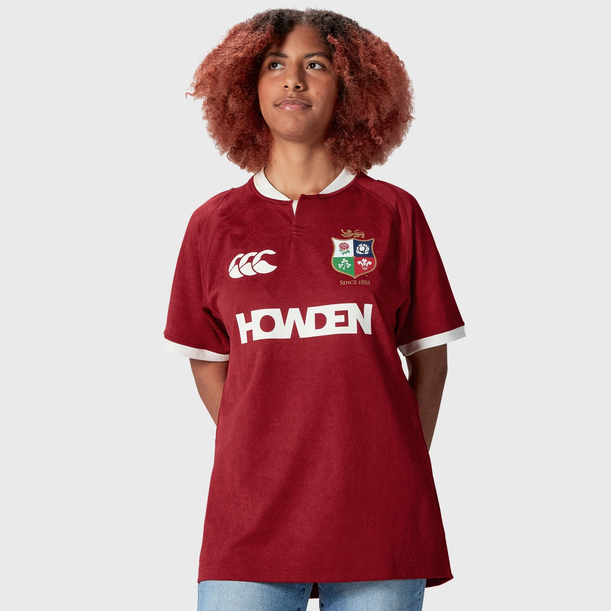 Canterbury British & Irish Lions 2025 Replica Rugby Jersey - Official Licensed Rugby Shirt for Fans & Players - Perfect for Matches, Training & Sports Events