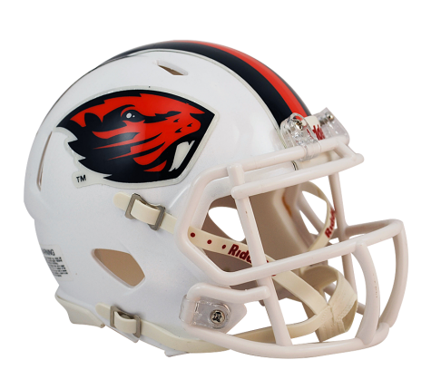 Oregon State Beavers Riddell Speed Mini Helmet - Collectible Football Memorabilia for Fans and Sports Enthusiasts - Perfect for Display, Gifts, and Game Day Decor