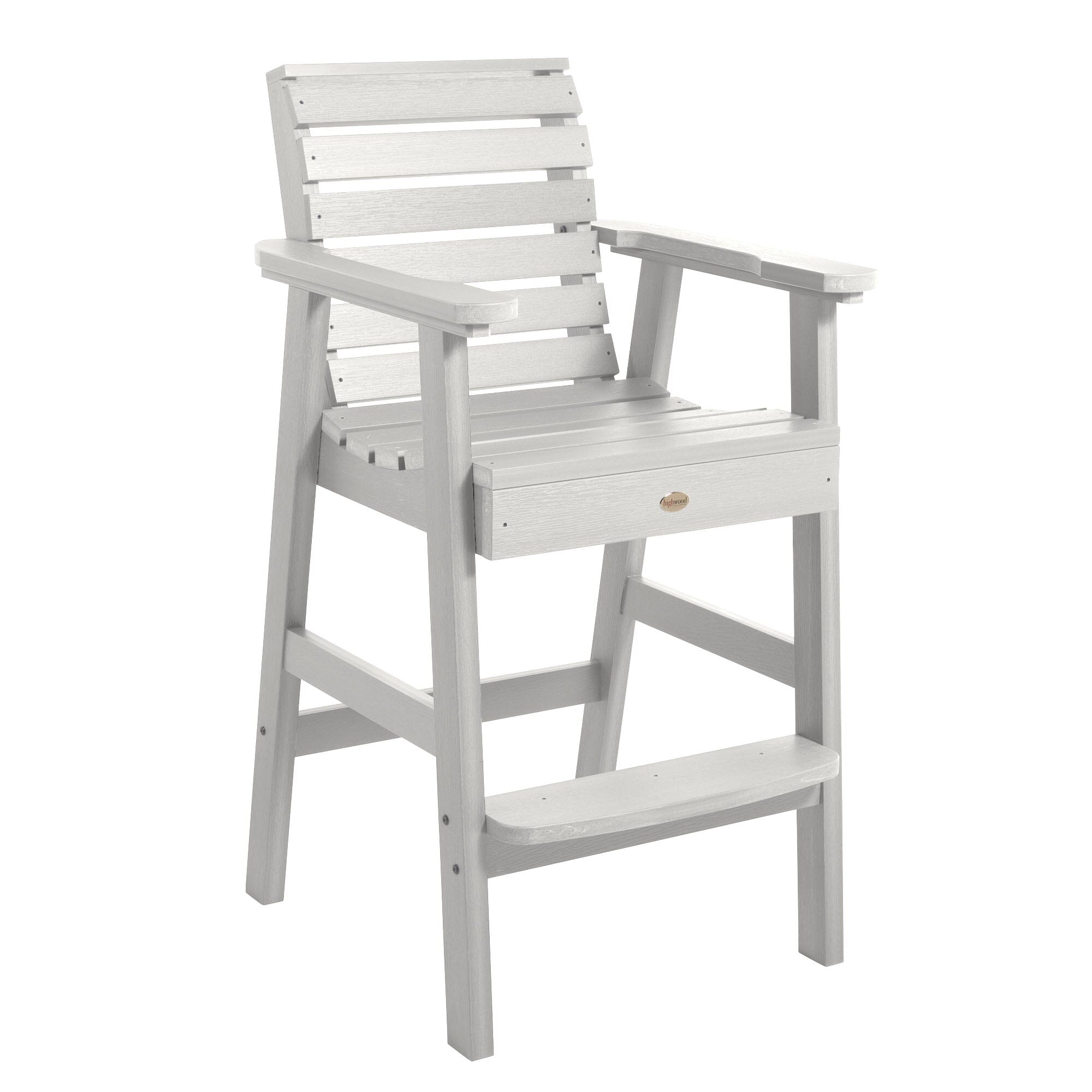 Weatherly Bar Height Armchair - Modern Counter Stool for Kitchen Island, Breakfast Nook & Home Bar - Comfortable Pub-Style Seating with Back Support