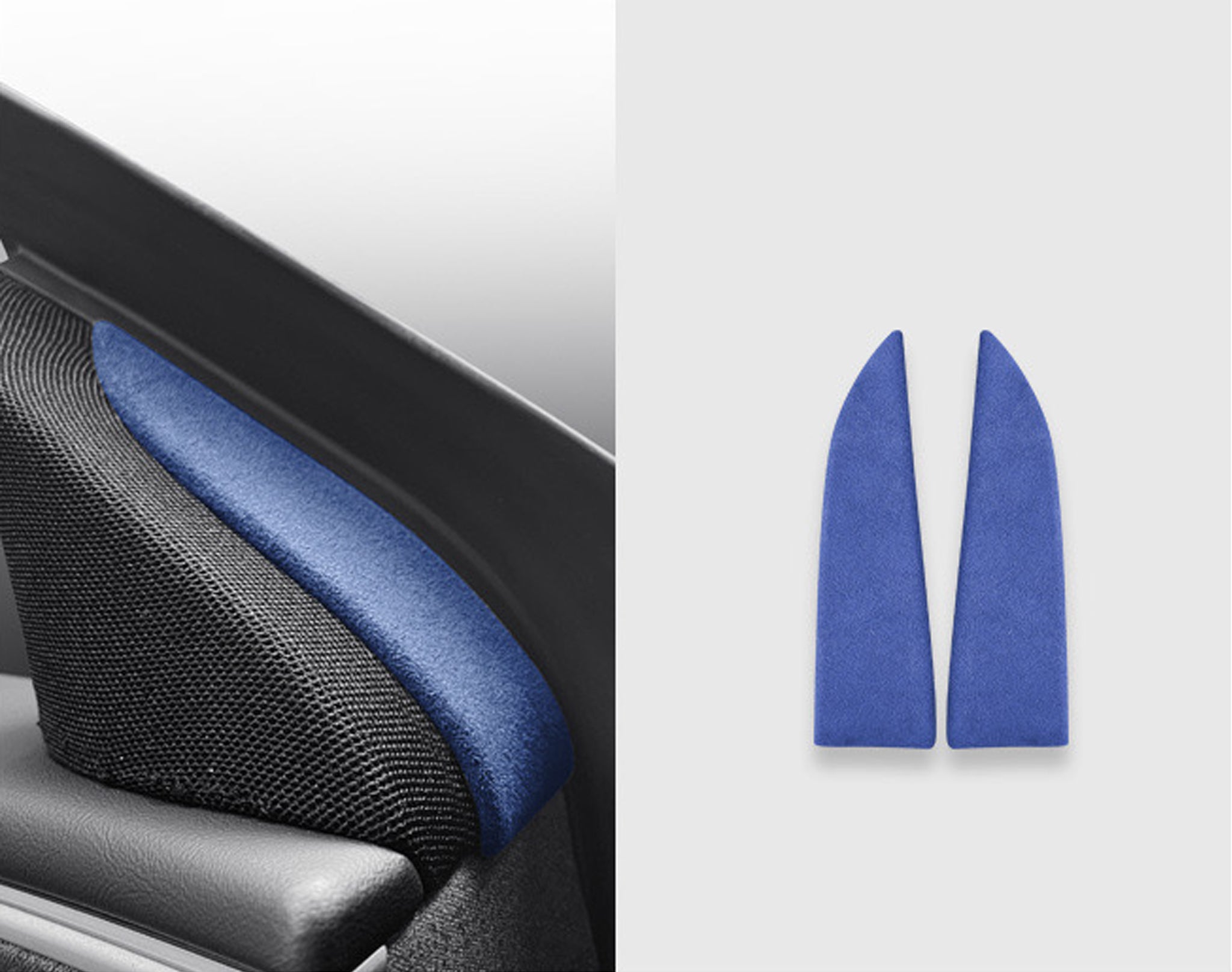 Tesla Alcantara Front Door Tweeter Trim Cover for 2024+ Model 3 Highland & New Model Y Juniper - Premium Interior Upgrade for Enhanced Sound & Style