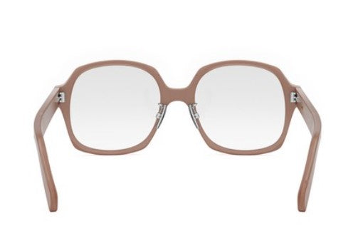 Celine THIN CL50151F 045 Shiny Opaline Pink Geometric Women's Eyeglasses - Trendy Cat Eye Glasses for Women, Fashionable Optical Frames for Work, Dating & Everyday Wear