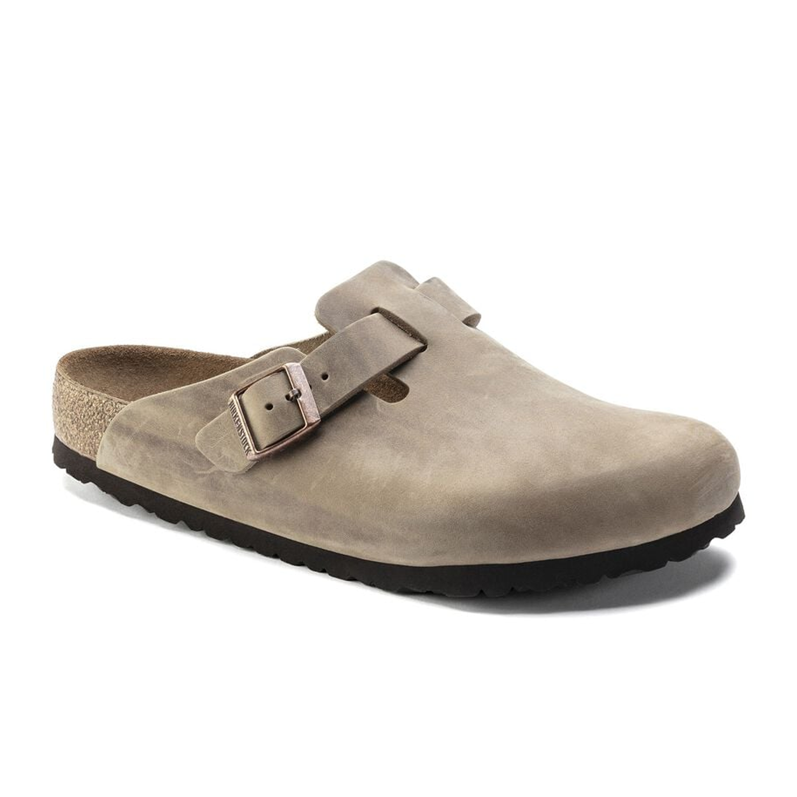 Birkenstock Boston Soft Footbed Clogs for Men - Comfortable Tobacco Oiled Leather Slip-On Shoes | Perfect for Casual Wear, Home & Office