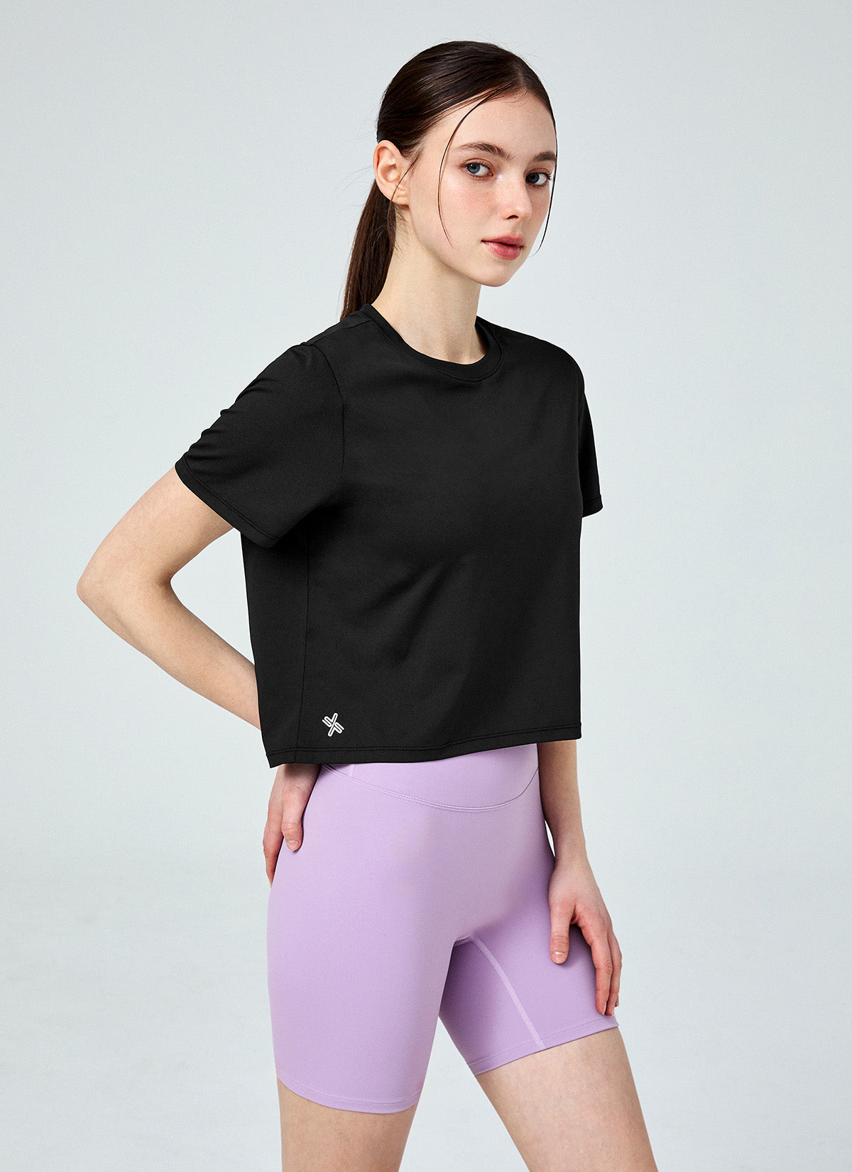 Ice Feather Light 2.0 Crop Short Sleeve T-Shirt - Women's Summer Fashion Top for Gym, Yoga & Casual Outfits