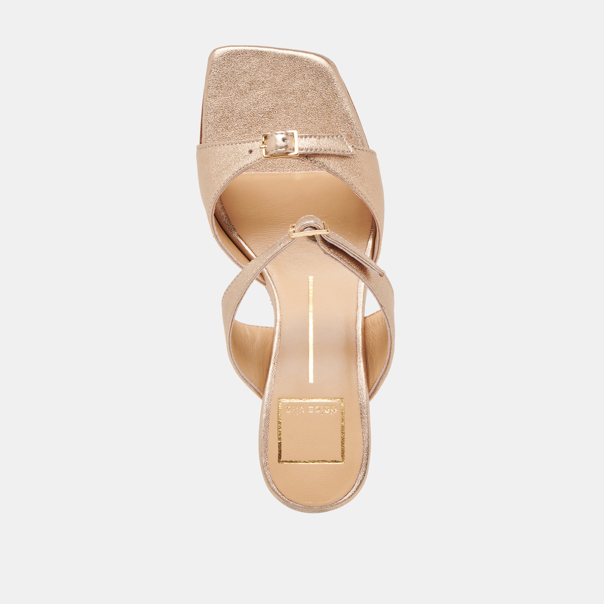 SHANE Gold Metallic Leather Heels for Women - Elegant High Heel Pumps for Party, Wedding & Evening Wear