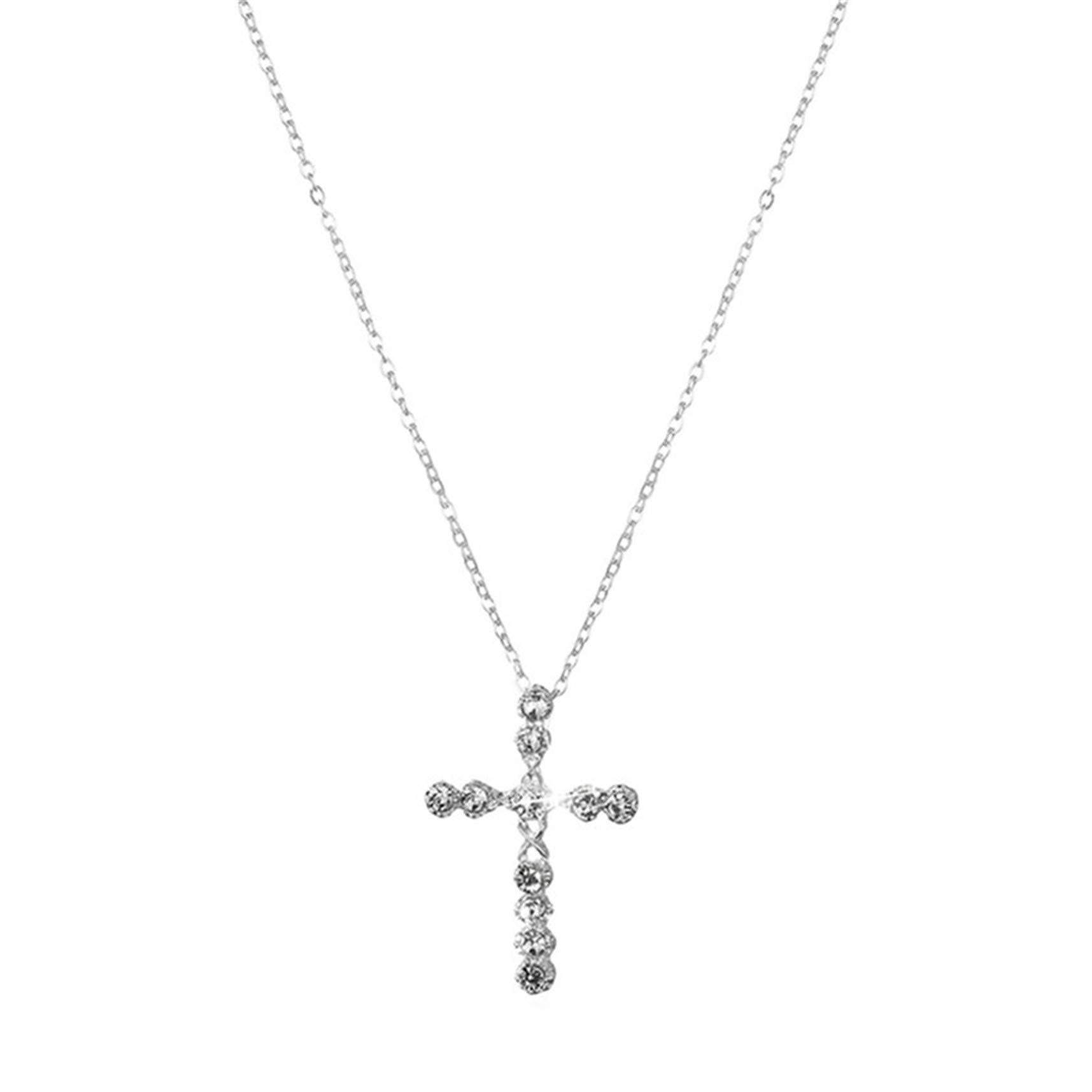 Zhenfen Women's Cross Pendant Necklace - Elegant Religious Jewelry for Everyday Wear, Gifts & Special Occasions