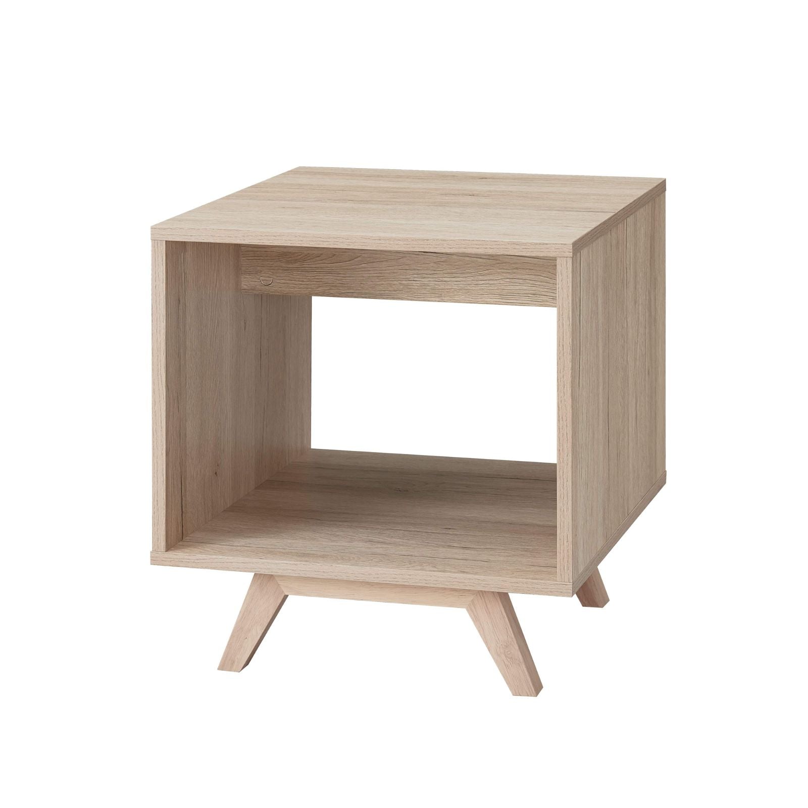 Tauris™ Metro End Table - Light Oak Finish - Modern Side Table for Living Room, Bedroom & Office - Perfect for Small Spaces & Home Decor