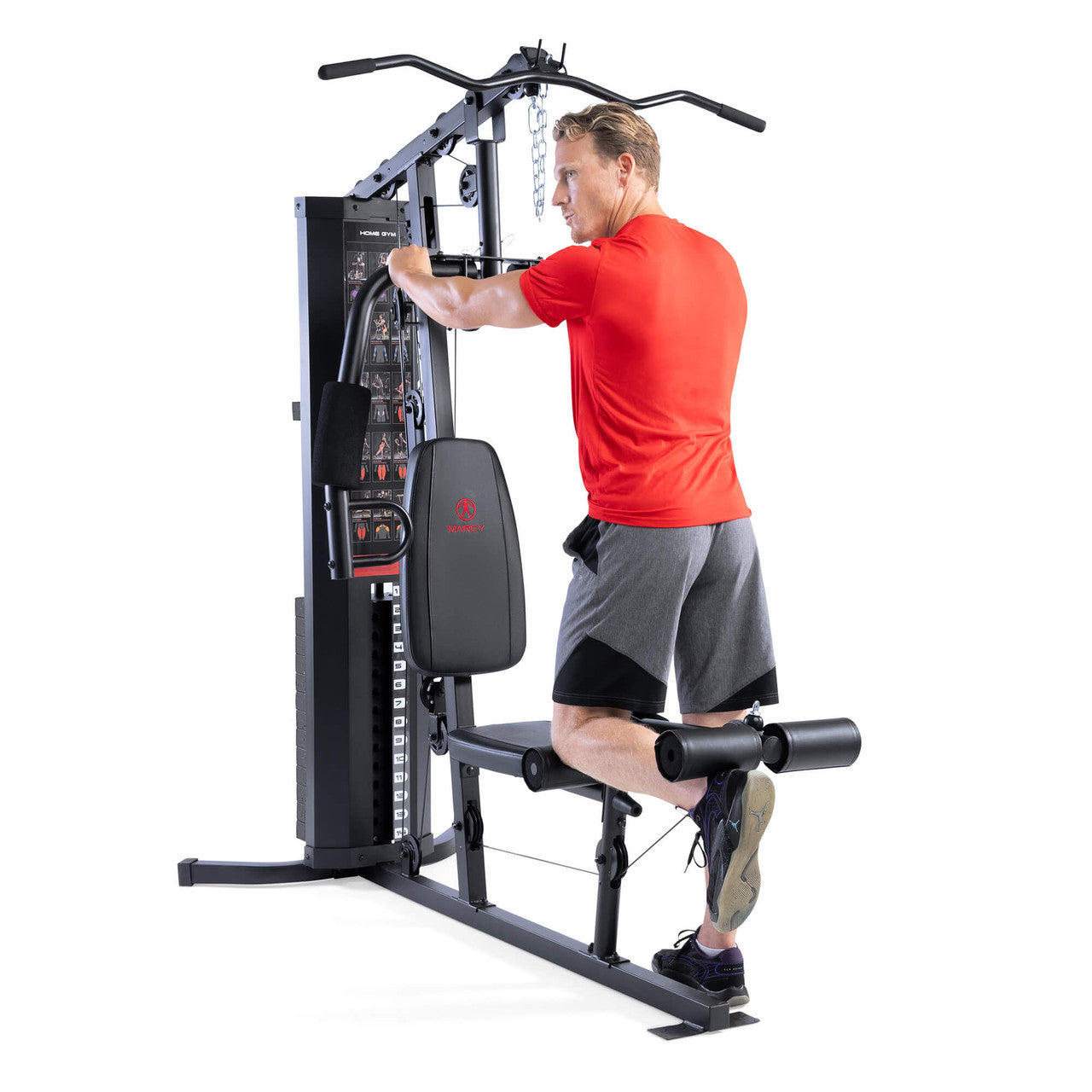 Marcy MWM-8178 150lb Stack Weight Home Gym - All-in-One Strength Training Equipment for Full Body Workout | Perfect for Home Fitness & Small Spaces