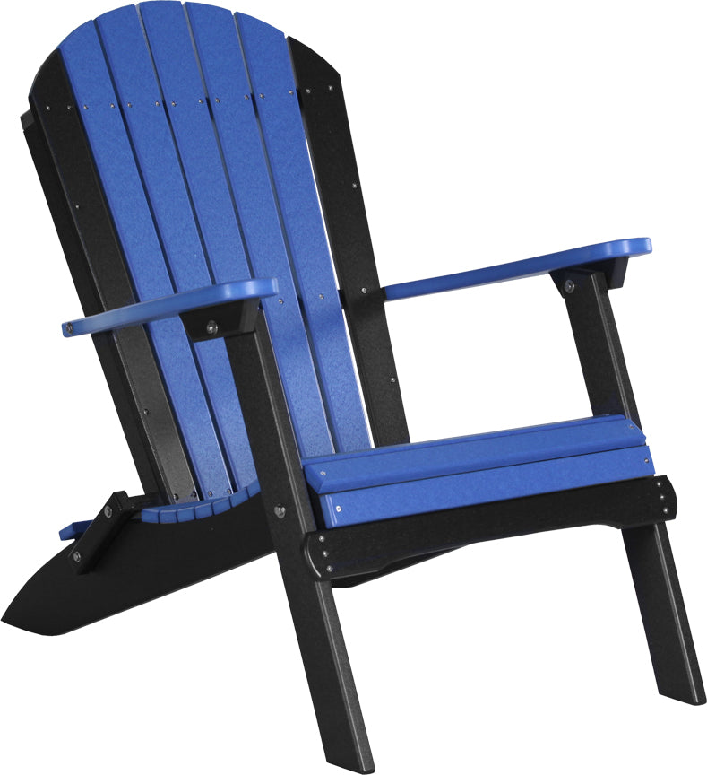 Premium Folding Adirondack Chair - Outdoor Patio Furniture, Lightweight & Weather-Resistant for Backyard, Garden, Poolside Relaxation
