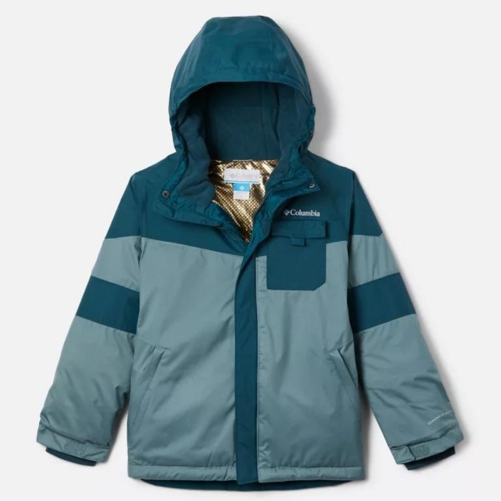 Columbia Mighty Mogul II Youth Ski Jacket - Waterproof Insulated Winter Jacket for Kids & Teens | Metal Night Wave Color | XL Size | Perfect for Skiing, Snowboarding & Cold Weather Outdoor Activities