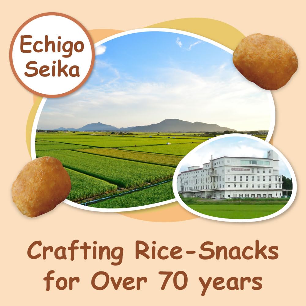 Funwari Meijin Fluffy Rice Puff Kinako - Japanese Rice Snack for Tea Time