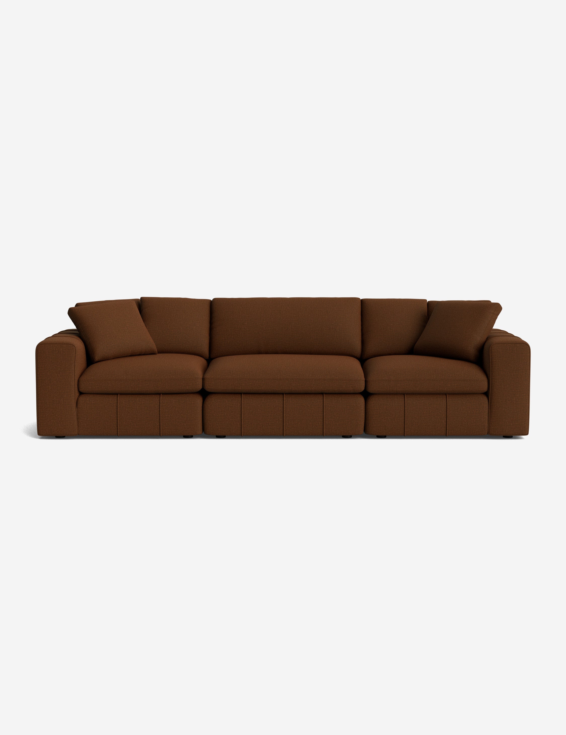 Capella Sofa - Modern Comfortable Sectional Couch for Living Room, Home Theater & Lounge | Stylish & Durable Fabric Upholstery