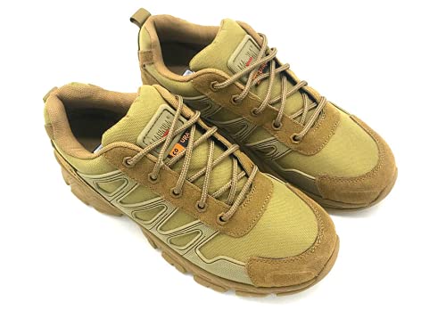 TaihuaXin Men's Outdoor Low-Top Hiking Shoes - Lightweight Tactical Combat Boots for Training & Outdoor Adventures | Perfect for Hiking, Camping & Military Drills
