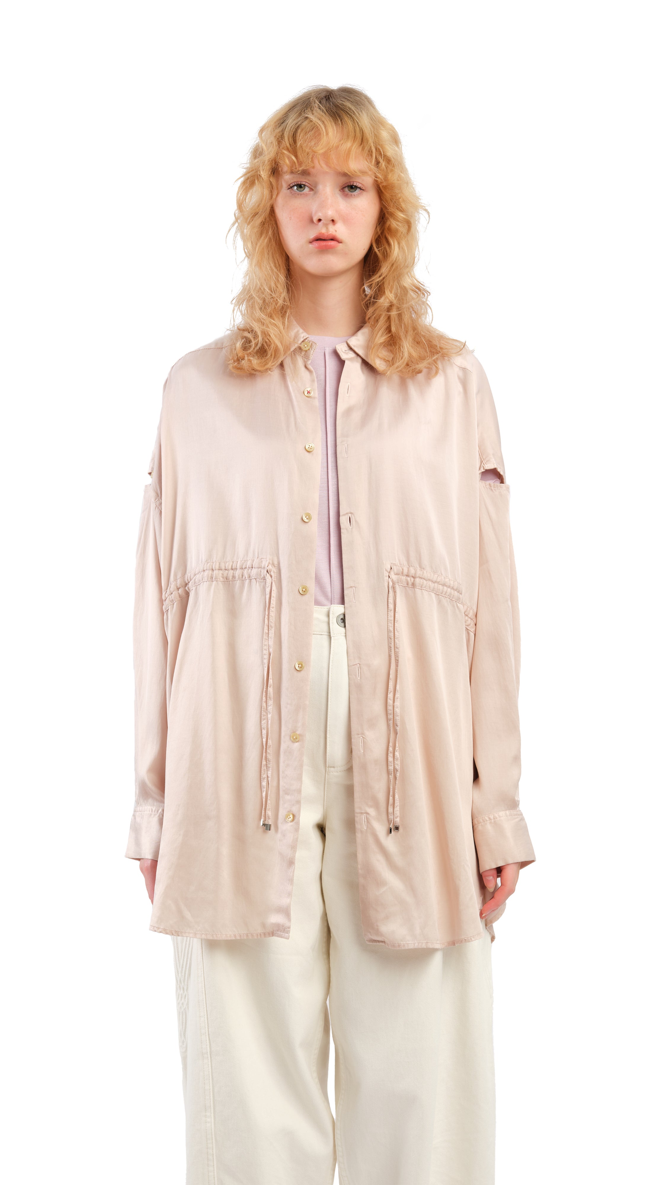 Kurashikizome Oversized Blouse for Women - Japanese Style Loose Fit Casual Shirt - Perfect for Work, Date Night & Everyday Wear
