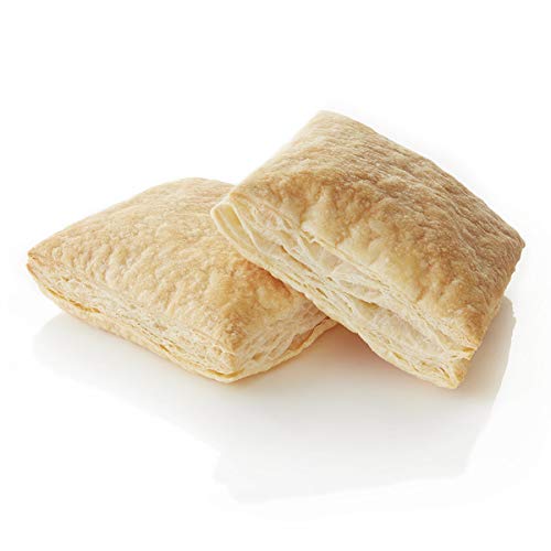 Pillsbury Best Frozen Puff Pastry Dough Squares 5'' x 5'' 2 oz, 120 Count - Perfect for Baking Croissants, Pies & Appetizers at Home