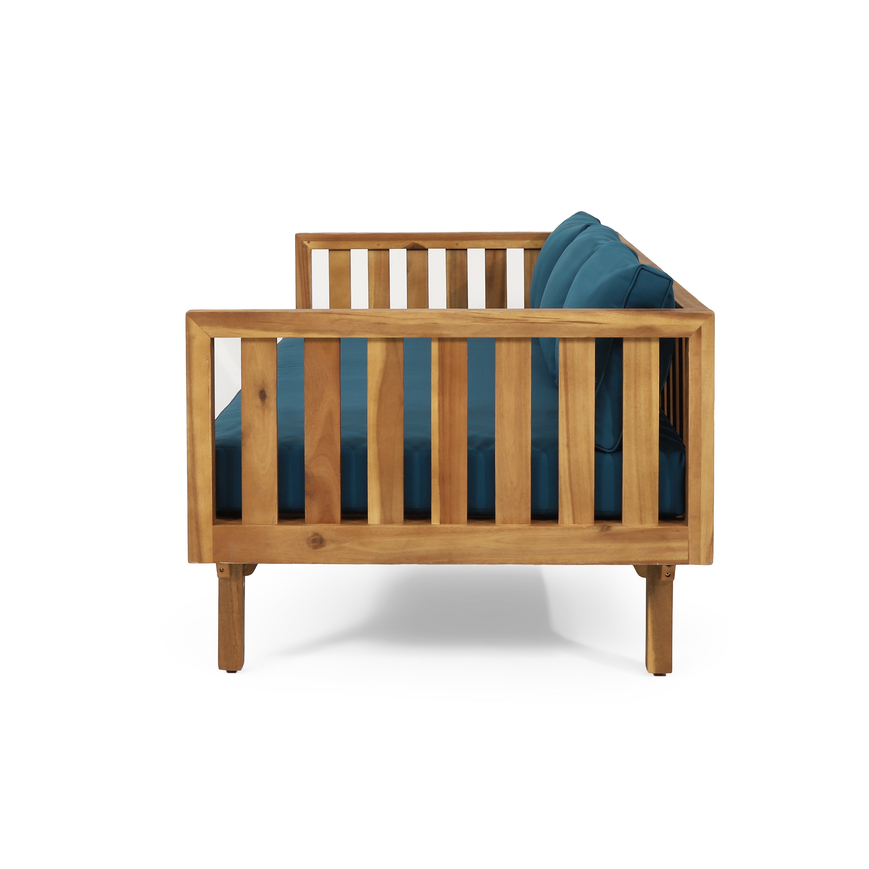 CLAREMONT 3-Seater Daybed - Modern Sofa Bed for Living Room, Guest Room & Patio - Comfortable Lounge Furniture for Small Spaces