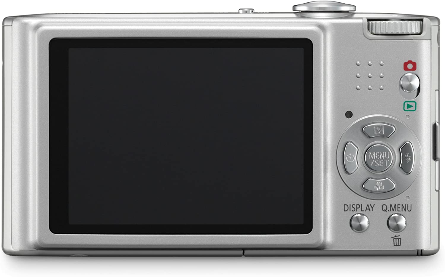 Panasonic Lumix DMC FX48 12.1MP Digital Camera with 5x Optical Zoom - Silver | Compact Point & Shoot Camera for Travel, Vlogging & Everyday Photography