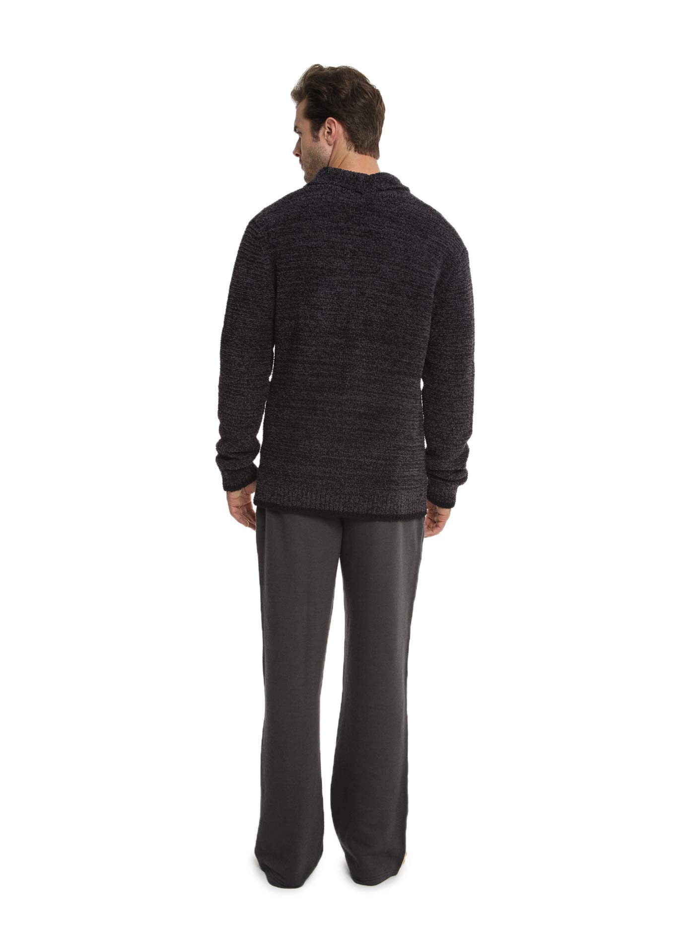 Barefoot Dreams CozyChic Men's Shawl Collar Cardigan Sweater - Soft & Warm Knit Pullover for Men | Perfect for Casual Wear, Office, Date Night & Lounge at Home