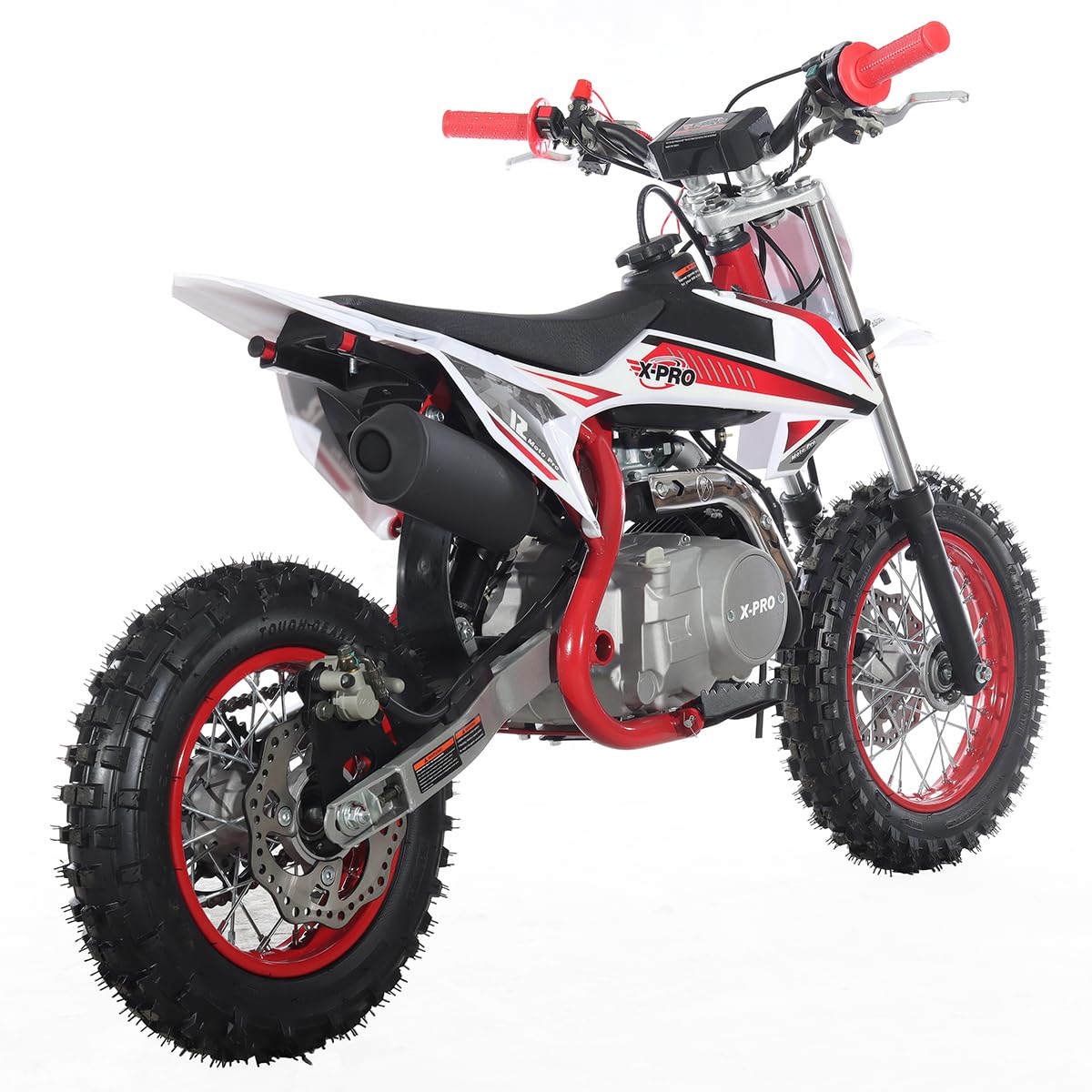 X-PRO X12 110cc Kids Dirt Bike - Automatic Transmission, Electric Start, Gas-Powered Pit Bike for Youth with 12