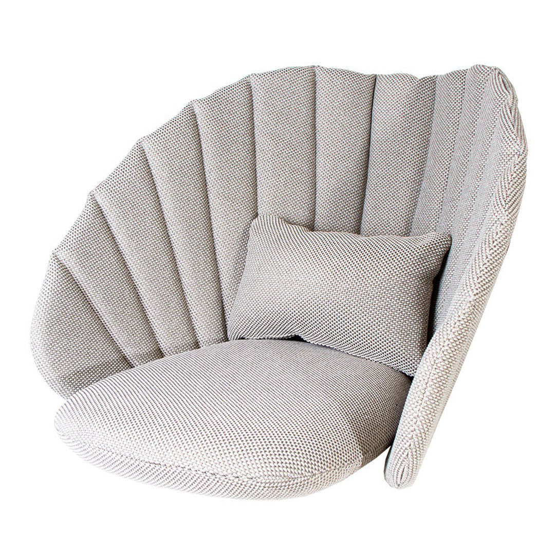 Peacock Lounge Chair Cushion Set - Waterproof Outdoor Patio Furniture Cushions for Garden, Poolside, and Backyard Relaxation