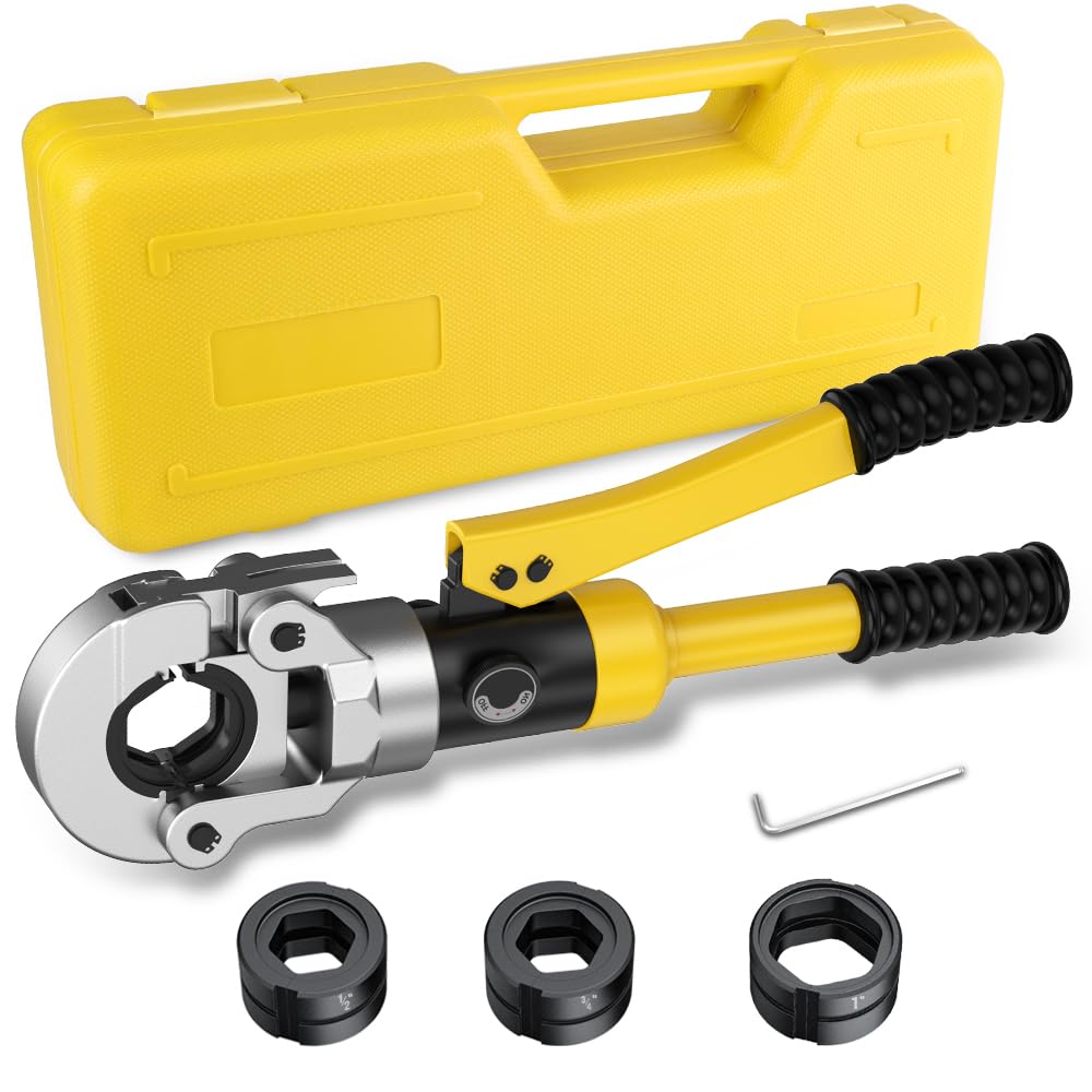 Anbull Hydraulic Copper Tube Crimping Tool - Professional 1/2
