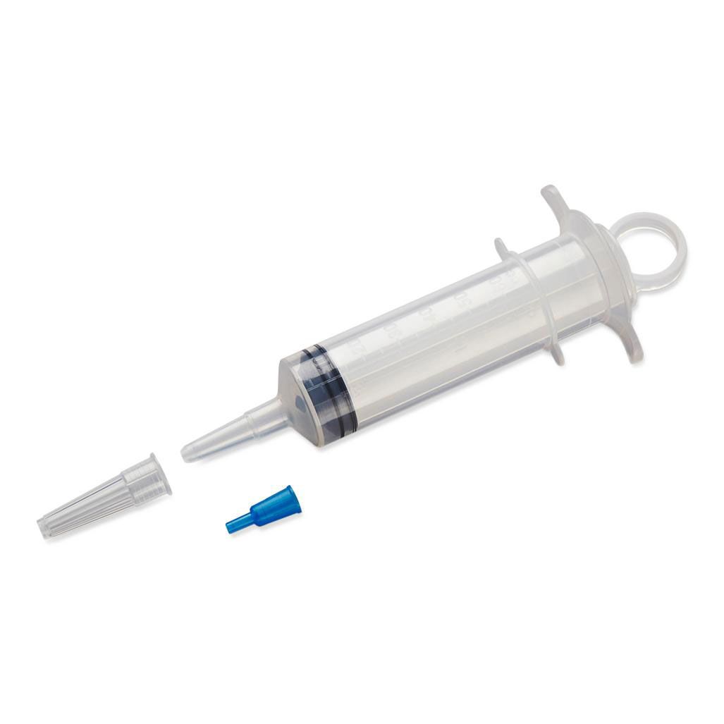 Medline Sterile Piston Feeding Syringe 60mL - Disposable Oral Medicine Syringe for Infants, Adults & Pets - Ideal for Liquid Medication, Nutrition & Hydration at Home or Hospital Care