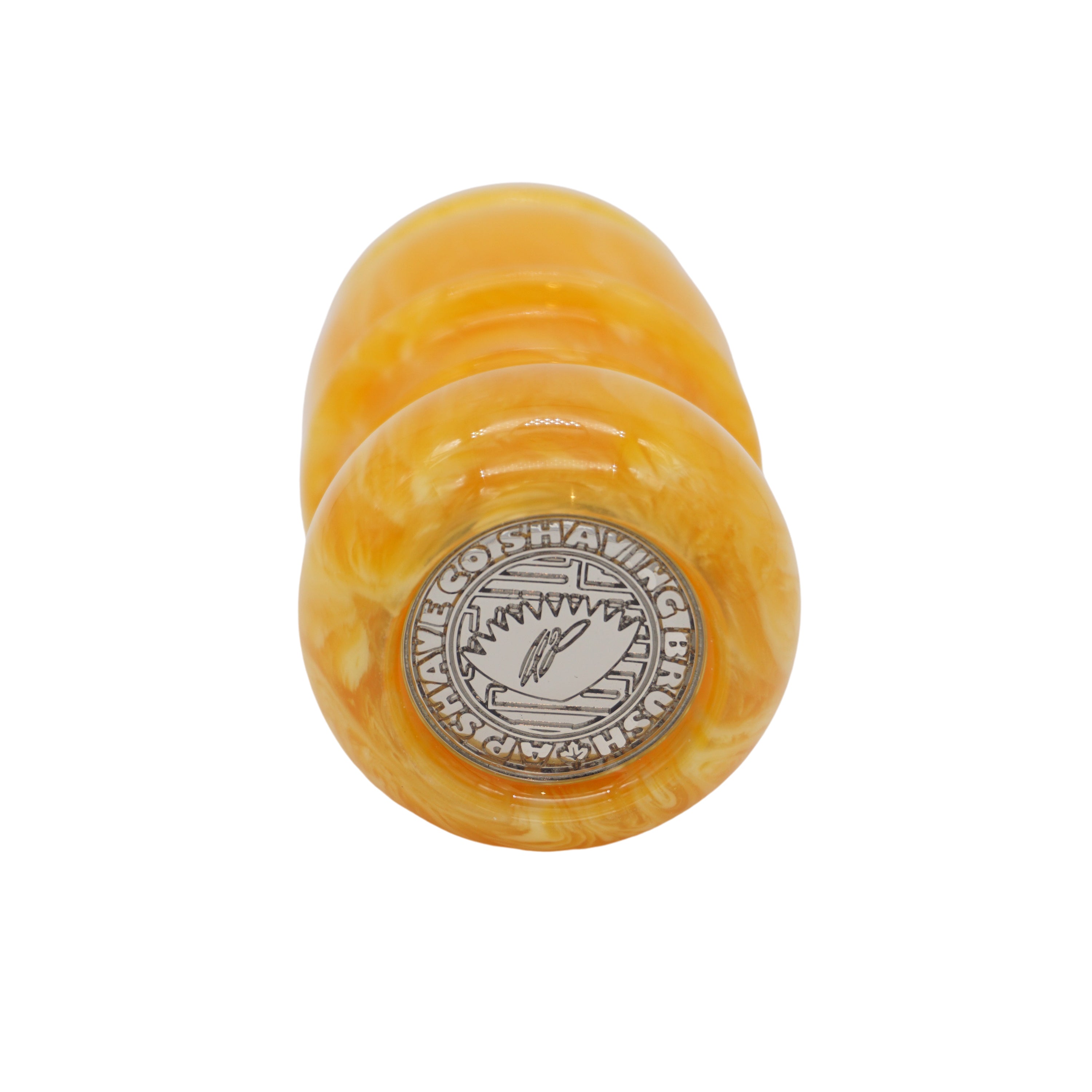 Premium Amber Handmade Shaving Brush Handle - Fits 24mm & 26mm Knots - Perfect for Wet Shaving & Grooming Gifts for Men