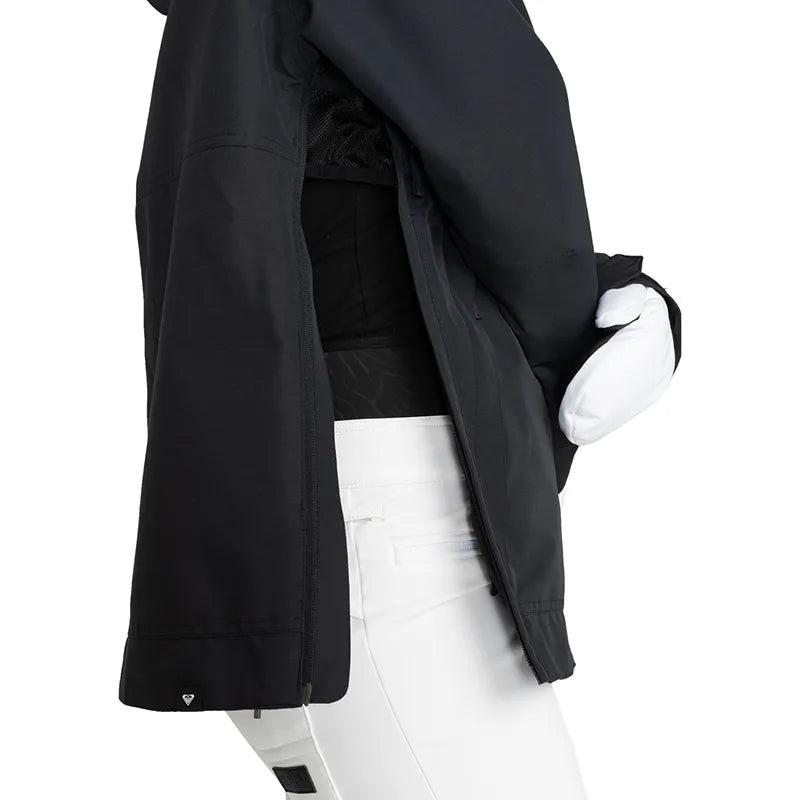 ROXY Snow Shelter Anorak Jacket - Women's Waterproof Winter Coat for Skiing & Snowboarding | Warm & Windproof Outerwear for Cold Weather Adventures