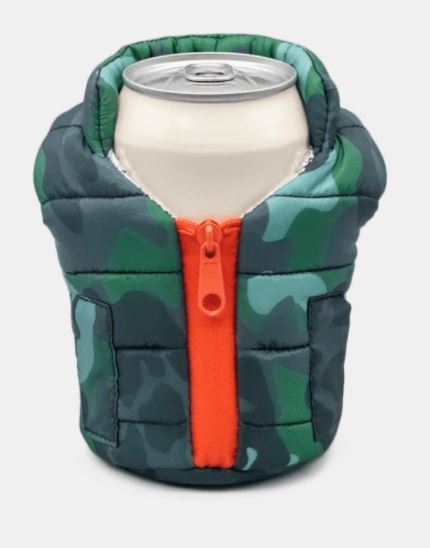 Camo Beverage Vest - Insulated Hydration Pack for Outdoor Activities, Hunting, Hiking & Camping | Hands-Free Drink Carrier with Multiple Pockets