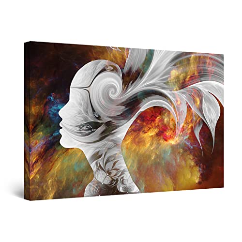 Gray Woman Abstract