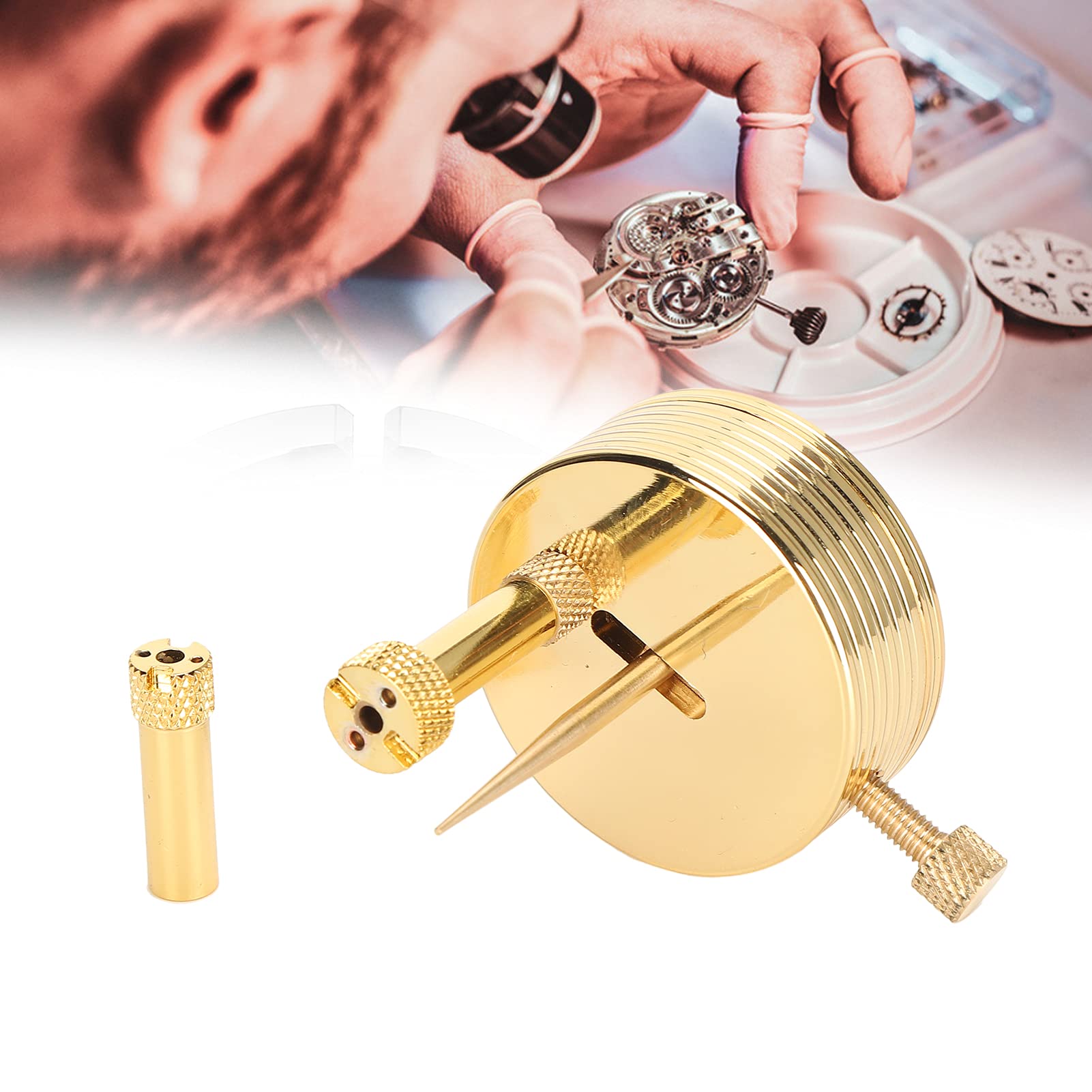 Professional Watch Repair Tool Kit - Alloy Watch Balance Holder & Stand with Hairspring Support for Precision Watch Repair | Ideal for Watchmakers, Jewelers & DIY Enthusiasts
