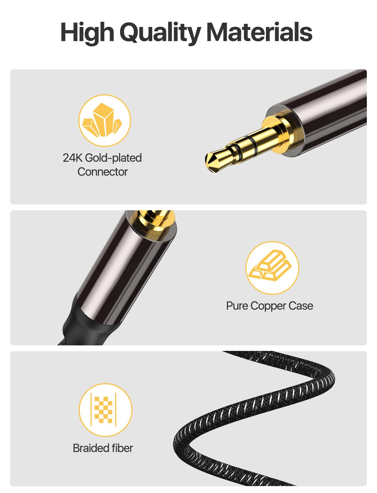 VIOY 3.5mm Male to Male Aux Cable (3M/9.8ft) - 90 Degree Right Angle Audio Jack to Jack Connector for iPhone, iPad, Car Stereo, TV, Laptop & Speakers - Perfect for Car Audio, Home Theater & Mobile Devices