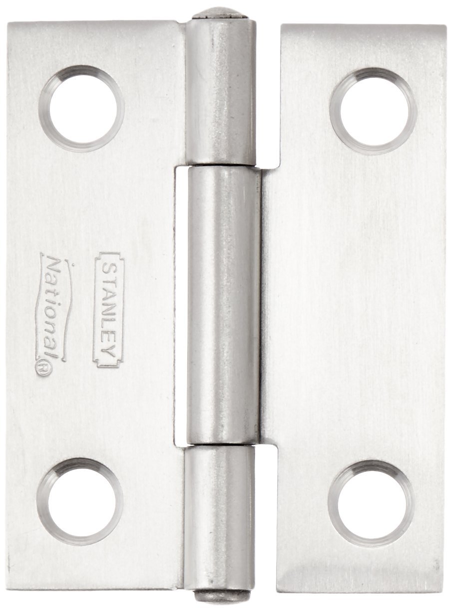 2-Inch Stainless Steel Tight Pin Hinge - N348-987 by National/Spectrum Brands HHI - Perfect for Cabinet Doors, Furniture & DIY Projects