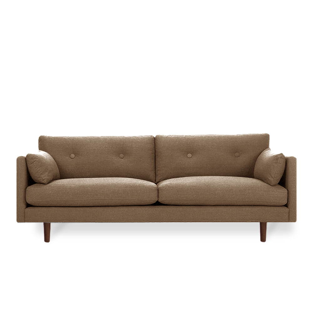 Londale 3-Seater Sofa - Modern Fabric Couch for Living Room, Comfortable Sectional Sofa Bed for Small Spaces - Perfect for Apartments, Dorms & Home Theater Seating