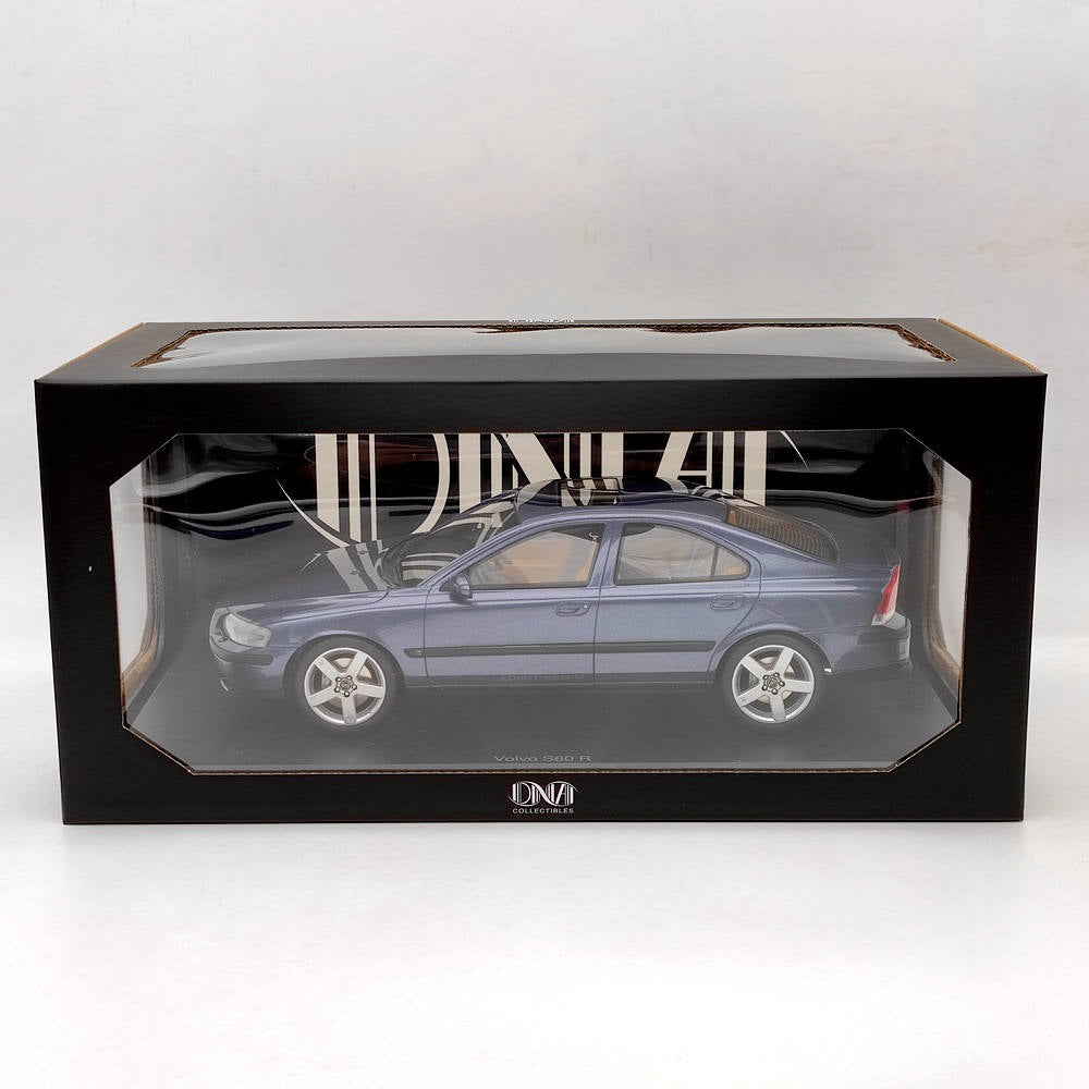 1/18 Scale Volvo S60 R 2003 Limited Edition Resin Model Car - Blue Collectible Toy Gift for Car Enthusiasts & Display for Home/Office Decor
